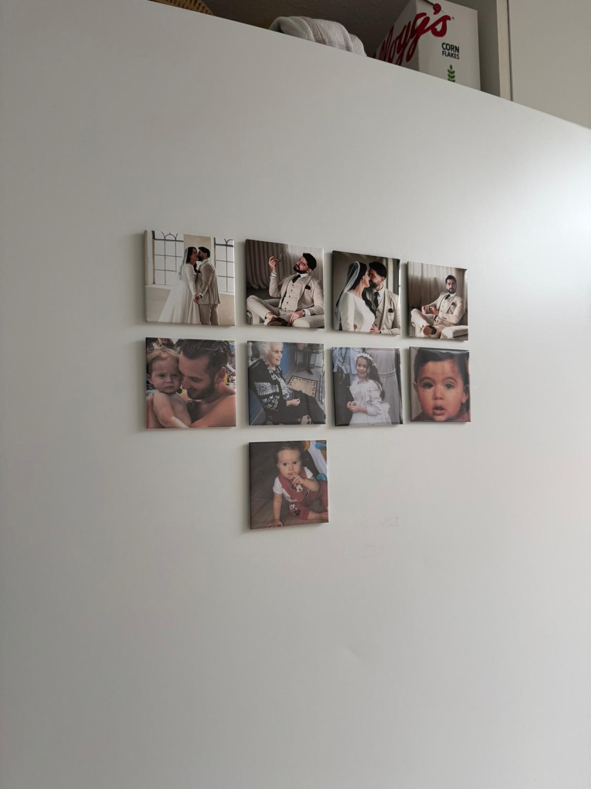 Gepersonaliseerde magneetfoto’s – 12 stuks